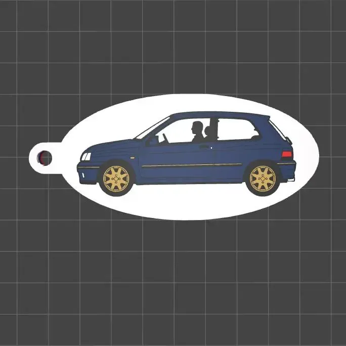 Renault Clio Williams Keychain