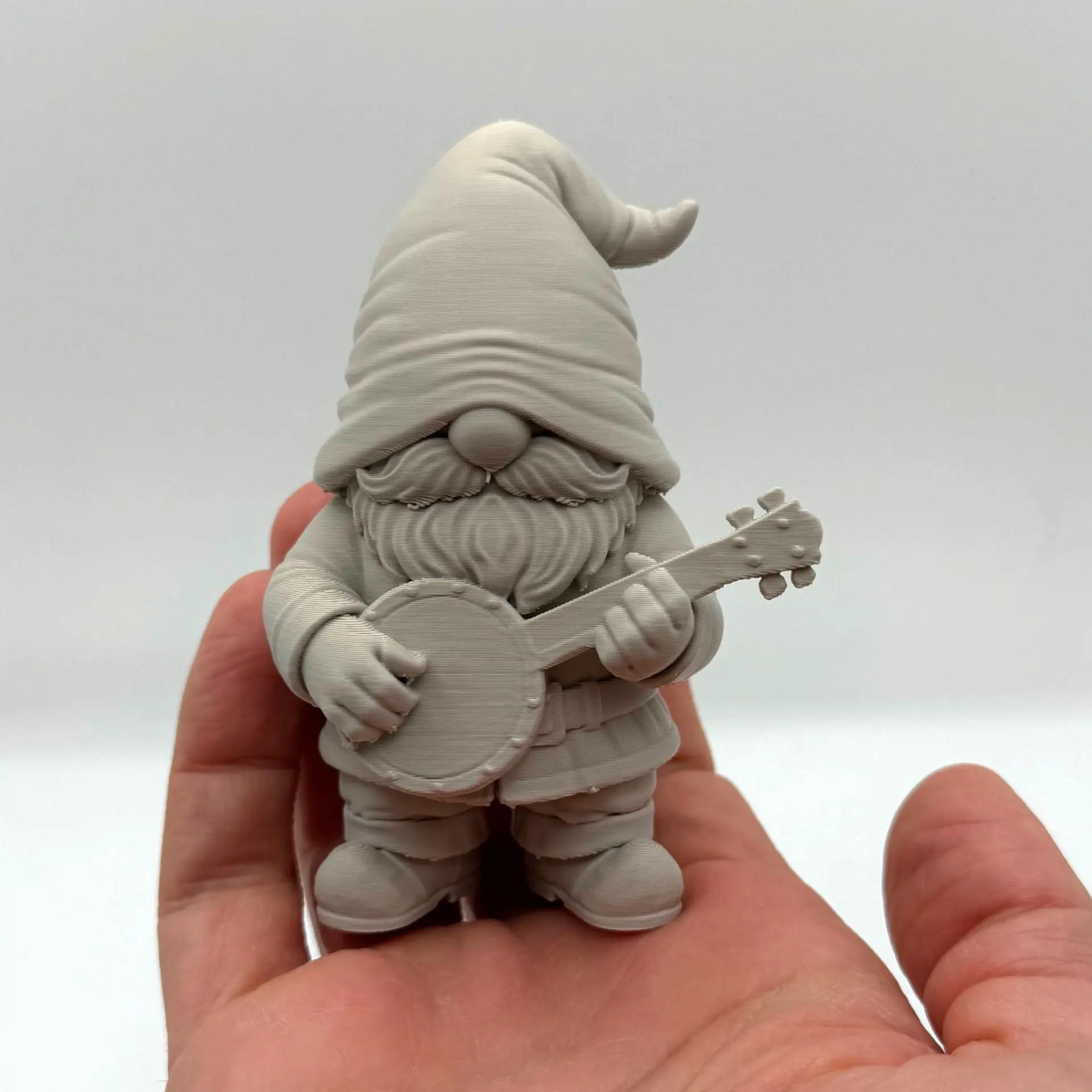 3D Printer Files | 3MF File | Banjo Garden Gnome