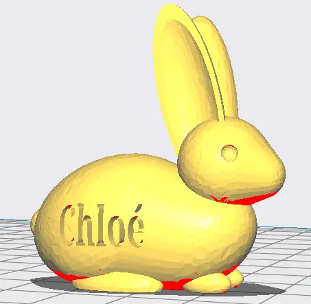 Rabbit model with name