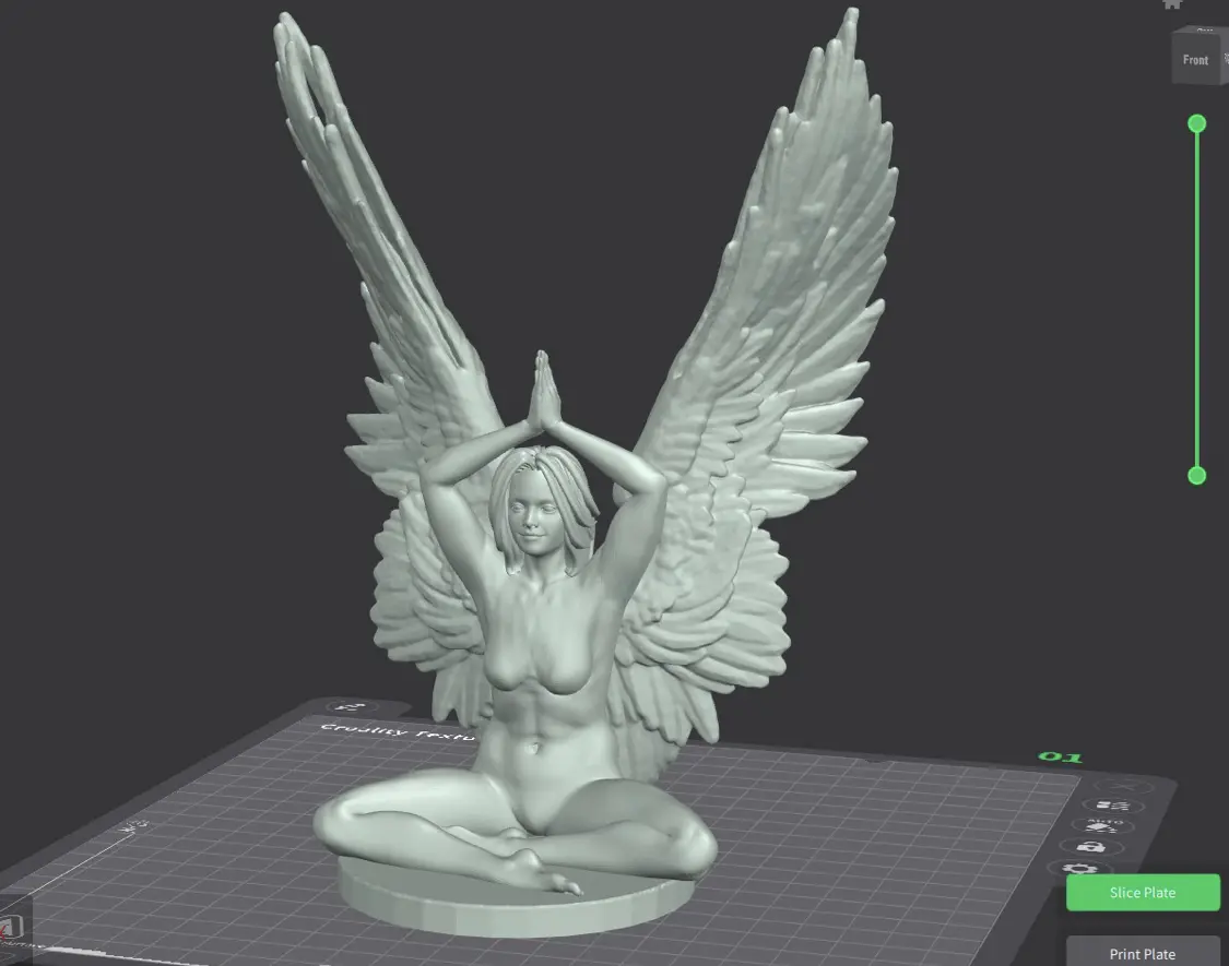 Yoga naked angel