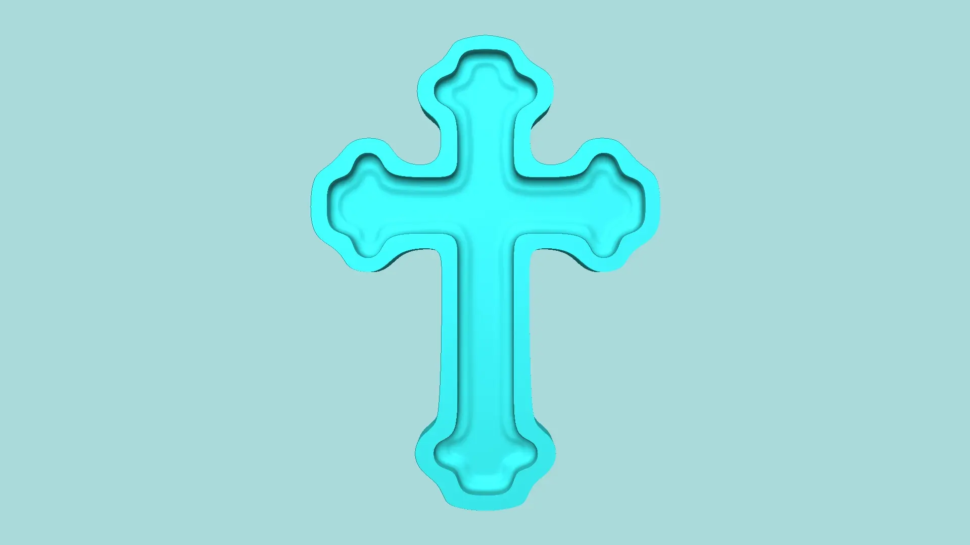 Holy Cross Mold - Silicon Maker - Template