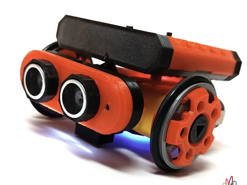 Smart Arduino Robot Car with Line Tracking and Obstacle Dete