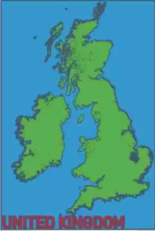 Map of United Kingdom