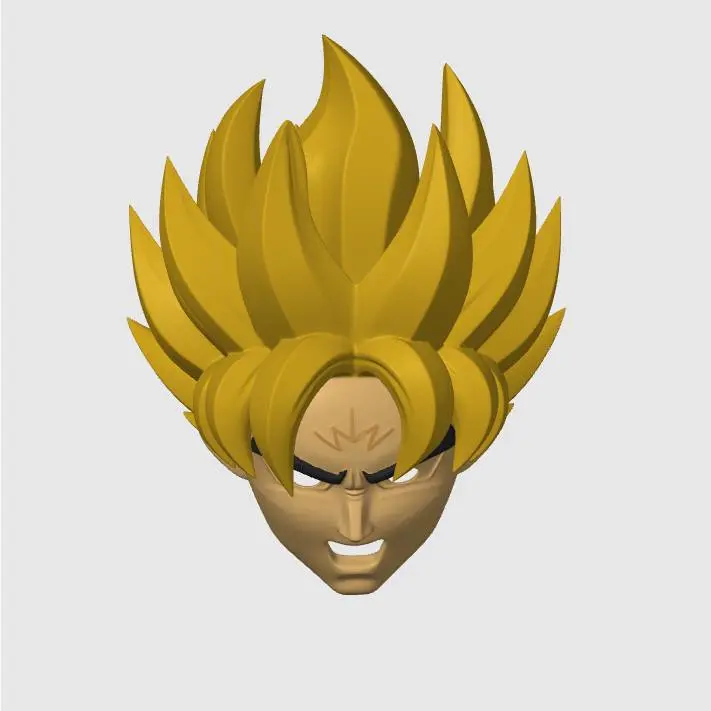 Songoku mask - Dragon ball - 3D print