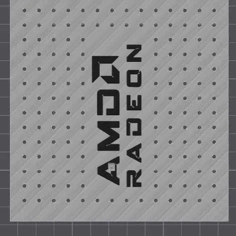 Placa Traseira GPU RX 9070XT NITRO+ RADEON AMD