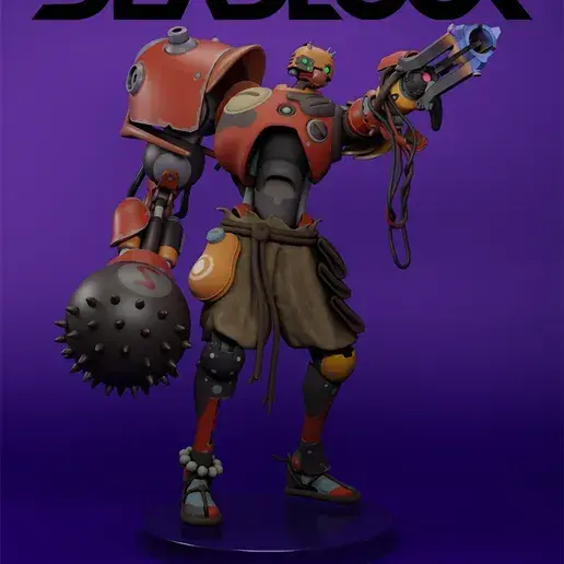 BEBOP | DEADLOCK | 3D PRINTABLE FIGURINE