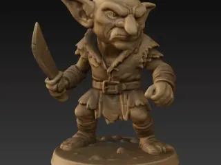Goblin with knife / dagger
