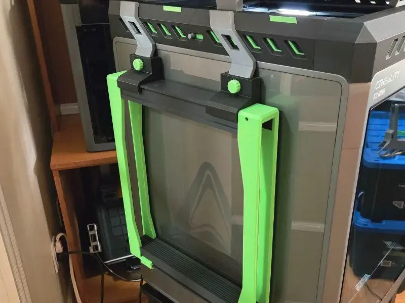 Side mounted build plate holder for K2 Plus D3P LITE Riser