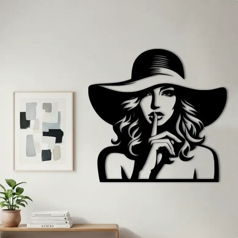 Girl with Elegance and Silence