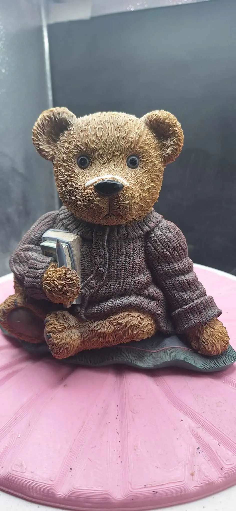 teddy bear book worm  door stop