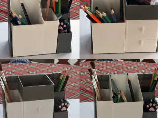 Desktop modular storage