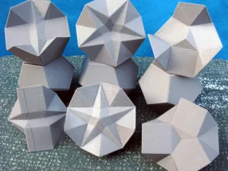 Dodecahedra with Hidden Patterns    