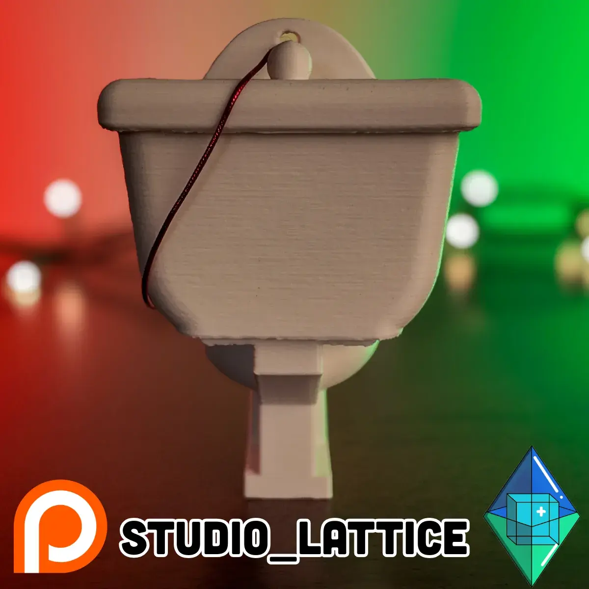 Skibidi Toilet Christmas Ornament Multicolor files included!