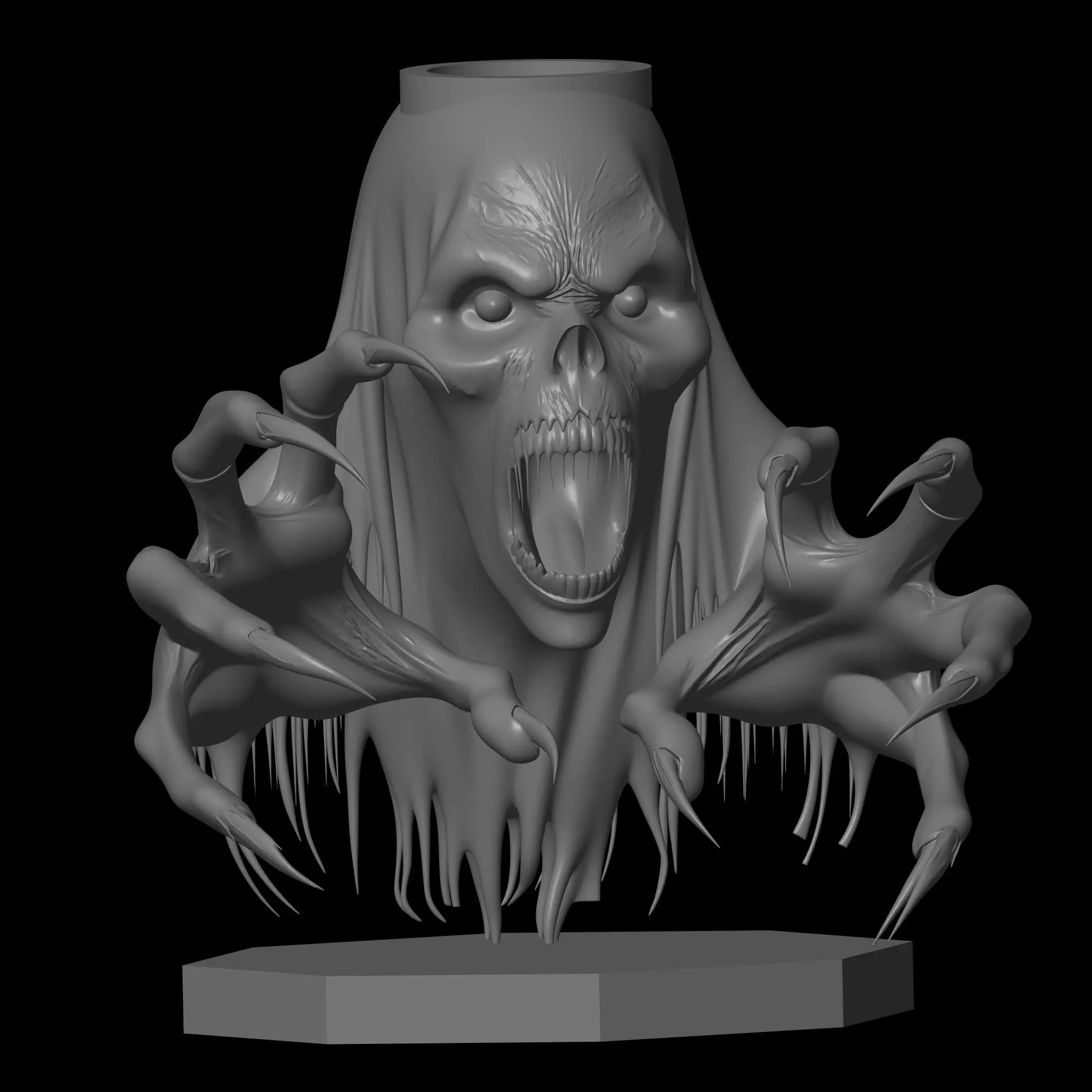 hallowen ghost pencil holder