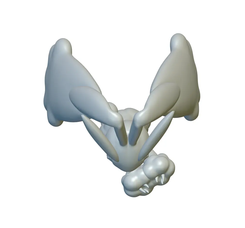 Pokemon Lopunny #428 - ¡Listo para imprimir en 3D!