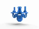 Twin turbo supercharged V8 Engine Version 1 Scale 1:25-3