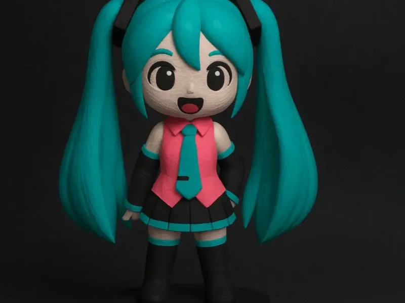 Hatsune Miku vocaloid figurine