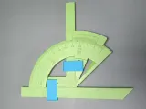 Universal angle ruler - high precision/Single and multicolor-1