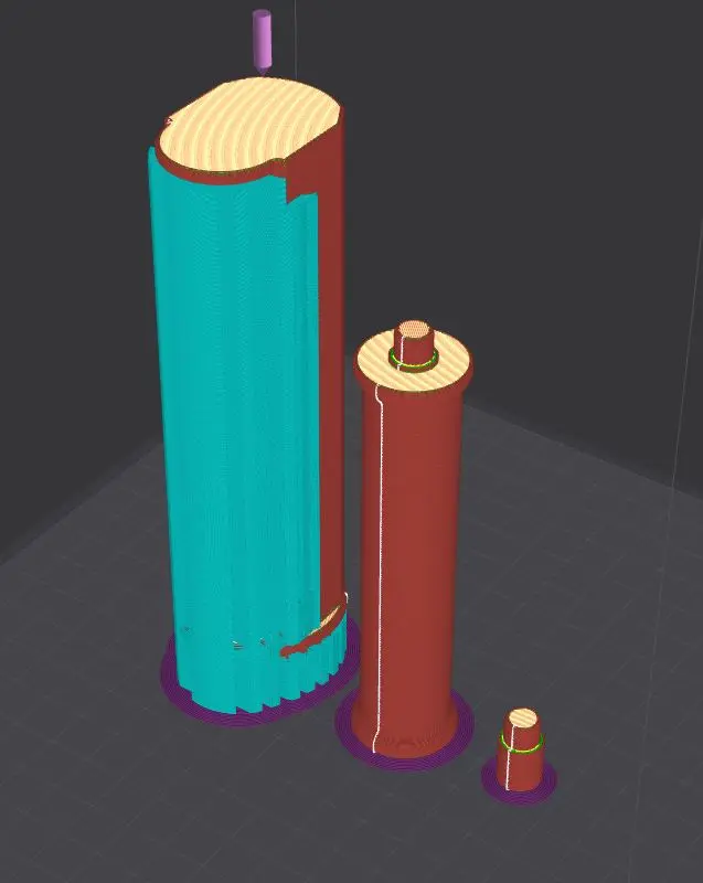 K1 Spool holder with two 608 2Z bearings