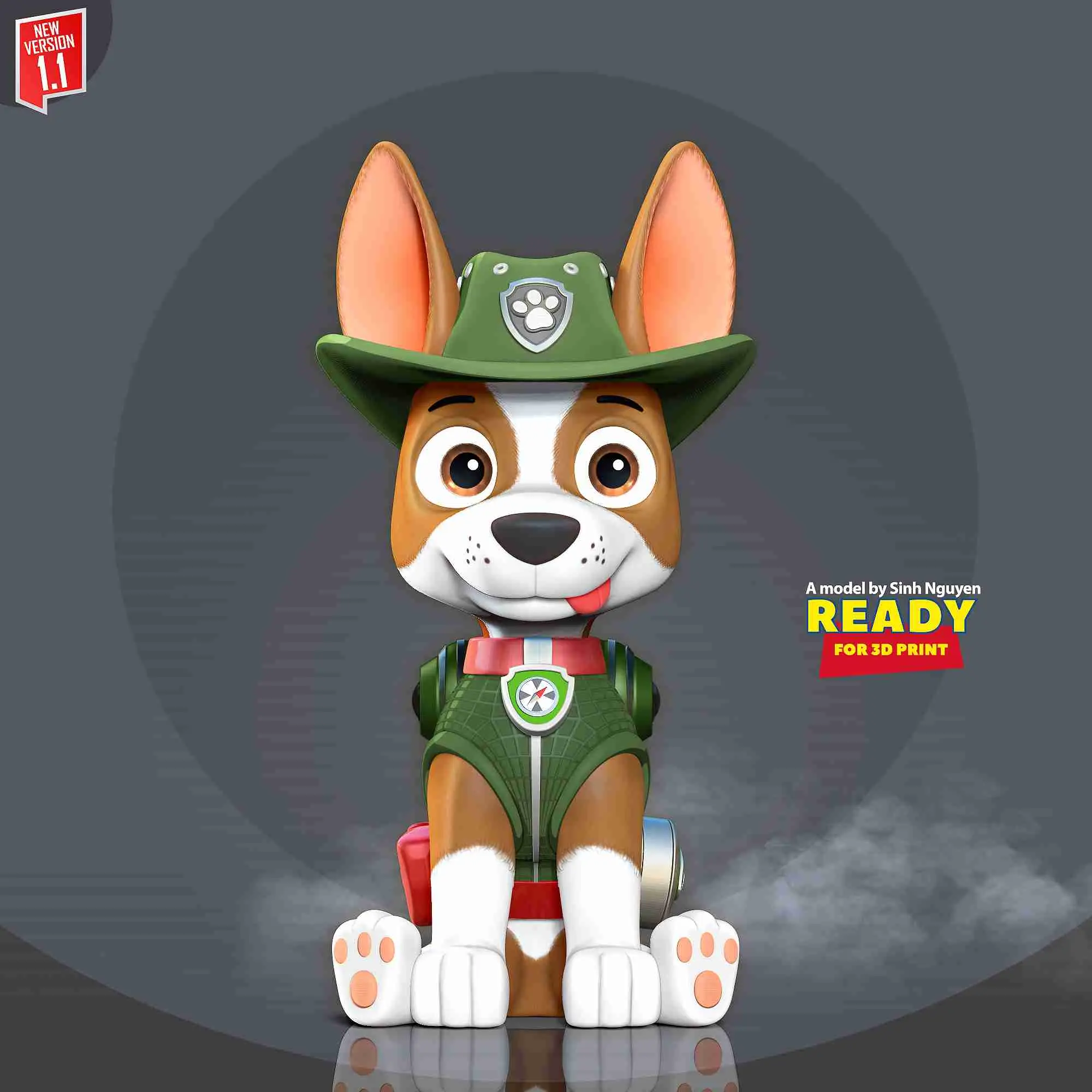 Tracker - Fanart de Paw Patrol