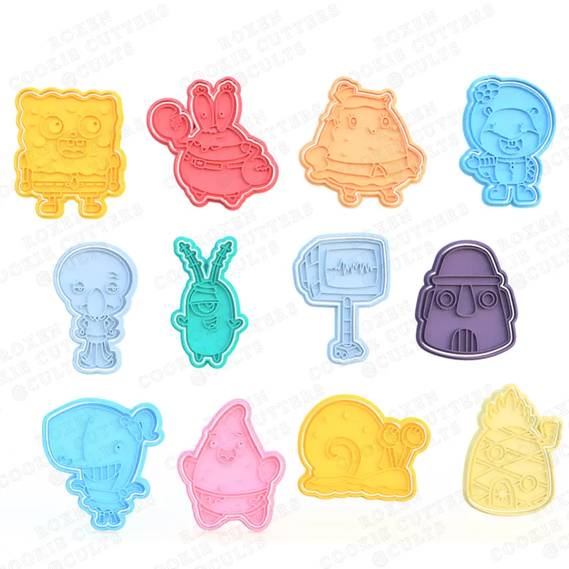 SpongeBob Schwammkopf Ausstechformen 12er Set