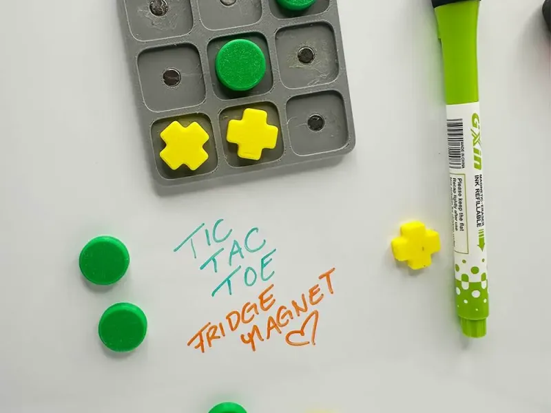 Tic Tac Toe Koelkastmagneet