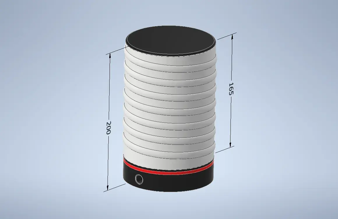 Rechargeable Spiral Led Lamp 💡​