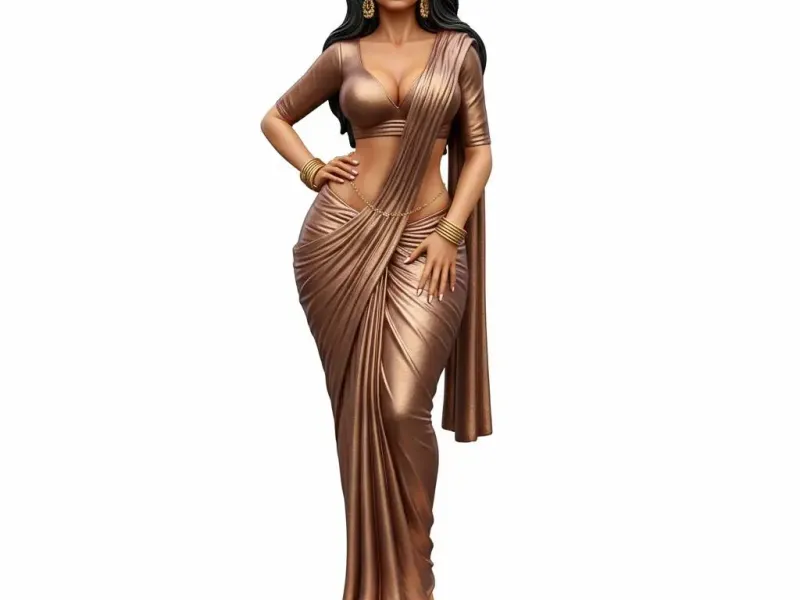 Copper Silk Empress – Indian Glam Collection