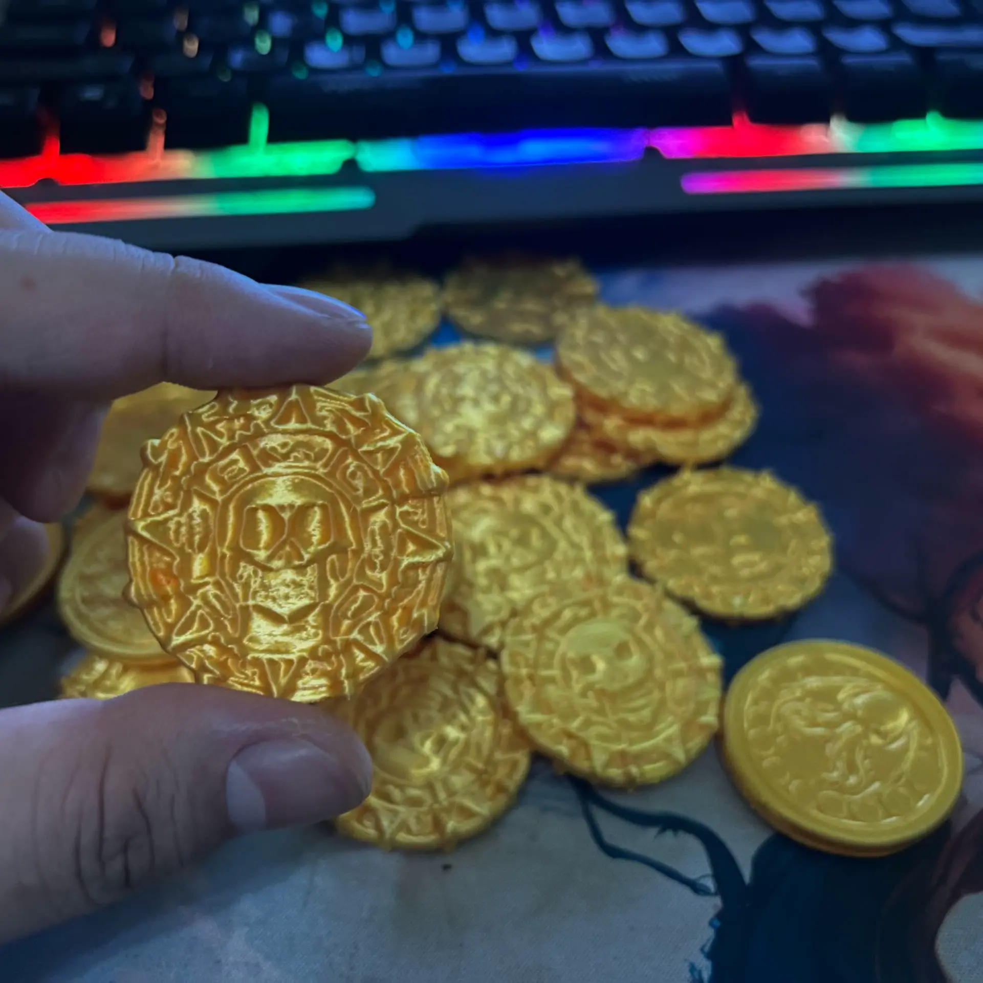 3D Printer Files | 3MF File | 加勒比海盗金币| Creality Cloud