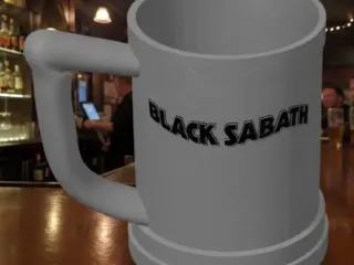 Black Sabbath beer mug by Aza