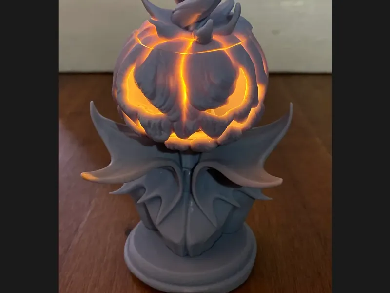 Lanterne de table en forme de citrouille pour Halloween