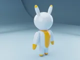 Cute Robot 3D Model High Detail Stylized Character Rigged-4