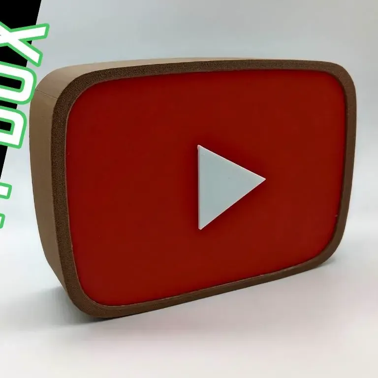 YouTube Logo - LED Light Box - Lamp - NO AMS