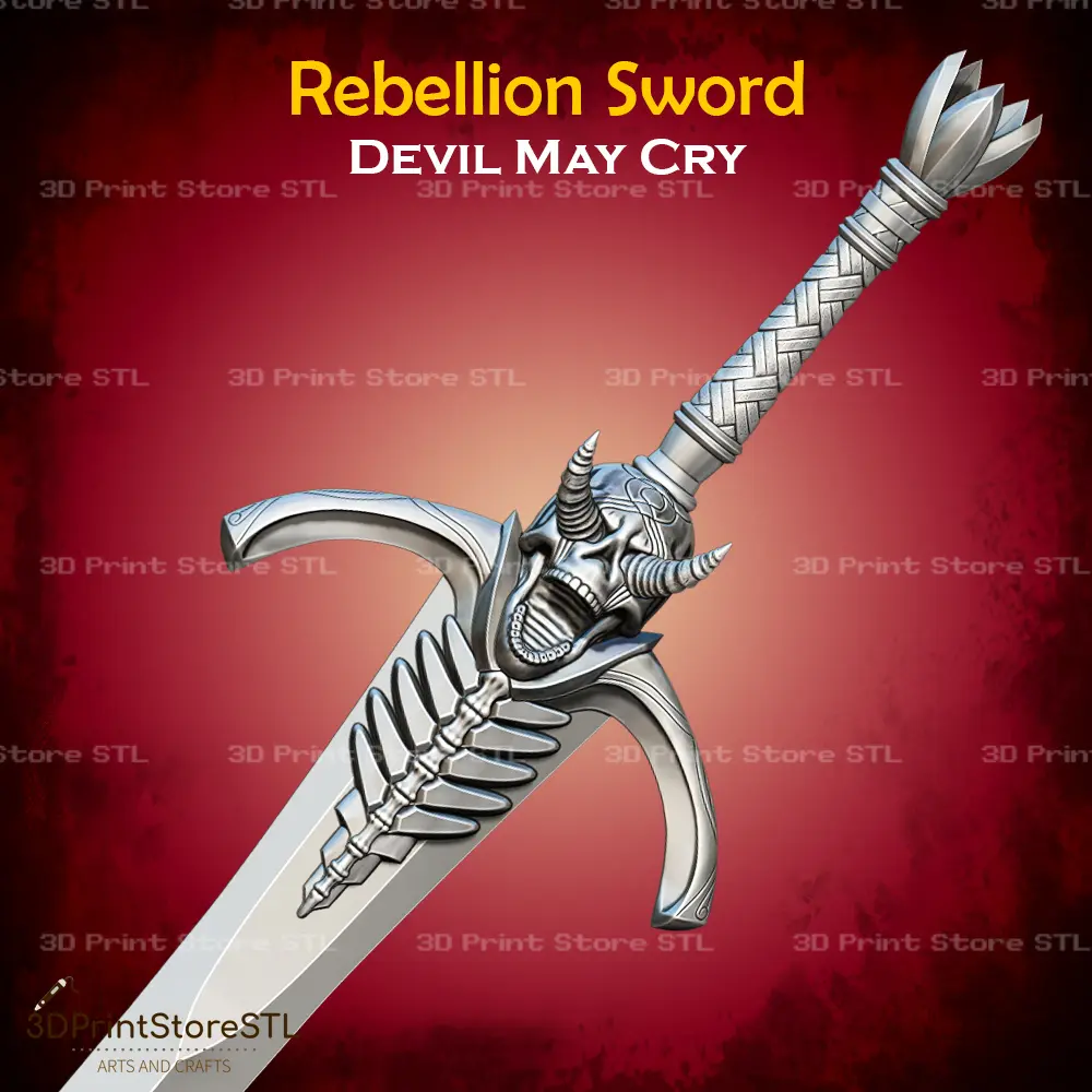 Rebellion Sword Cosplay Devil May Cry - STL Dosyası