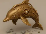 Steampunk Dolphin-0