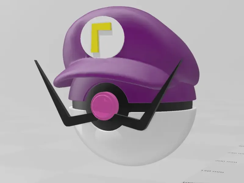Waluigi Pokeball