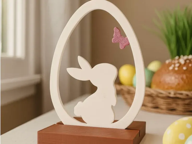 Easter bunny home decoration