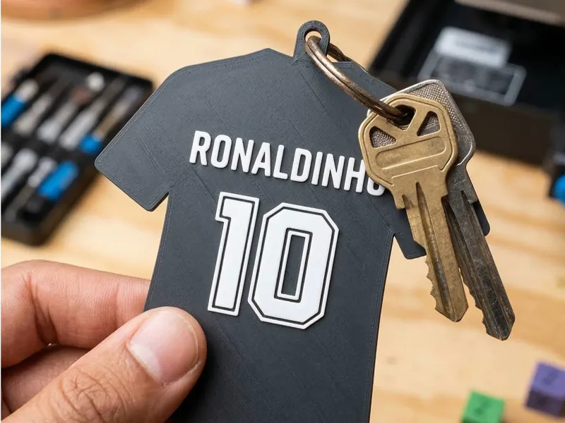 LLavero de Camisetas de Futbol - Ronaldhino