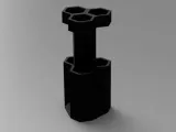 Hexagonal Pen Stand-0