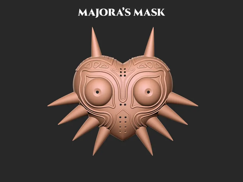 Modelo de impressão 3D do Majora's Mask