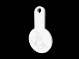 Farm Animals - Sitting Rooster - Shopping Cart Coin-0