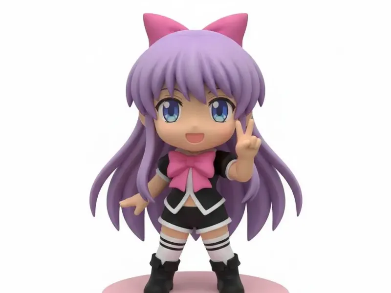 Chica poderosa 2 estilo anime chibi