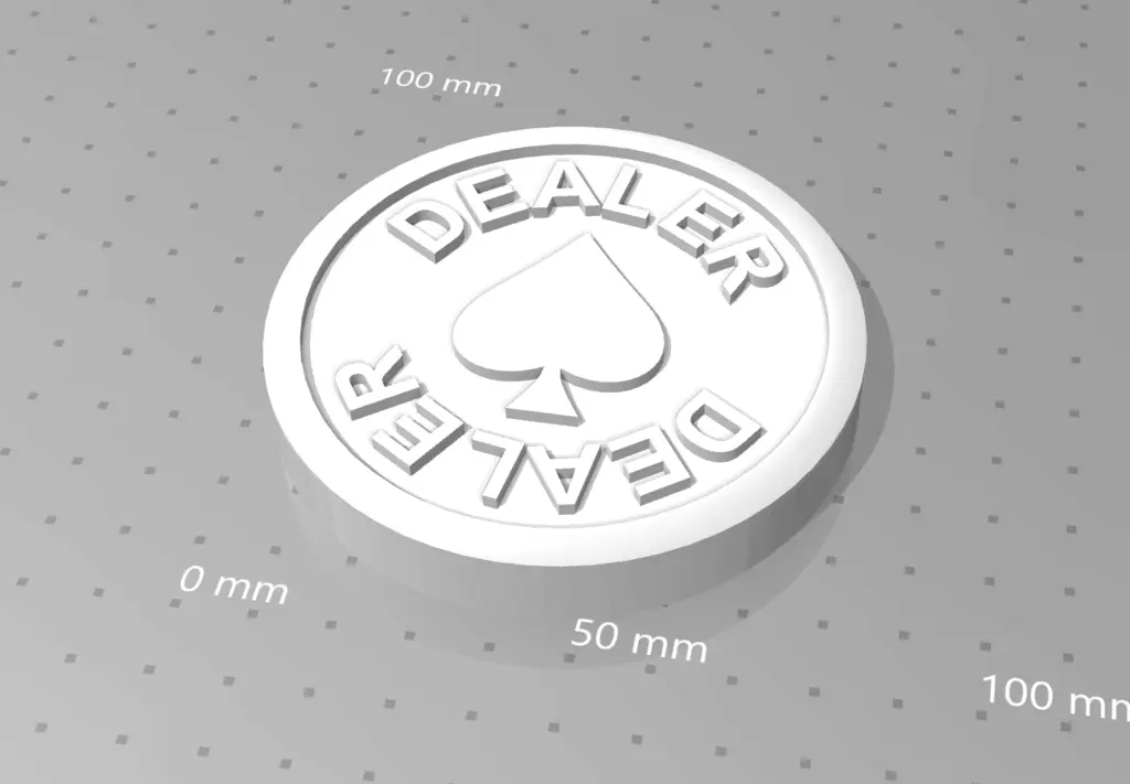Poker Dealer Button