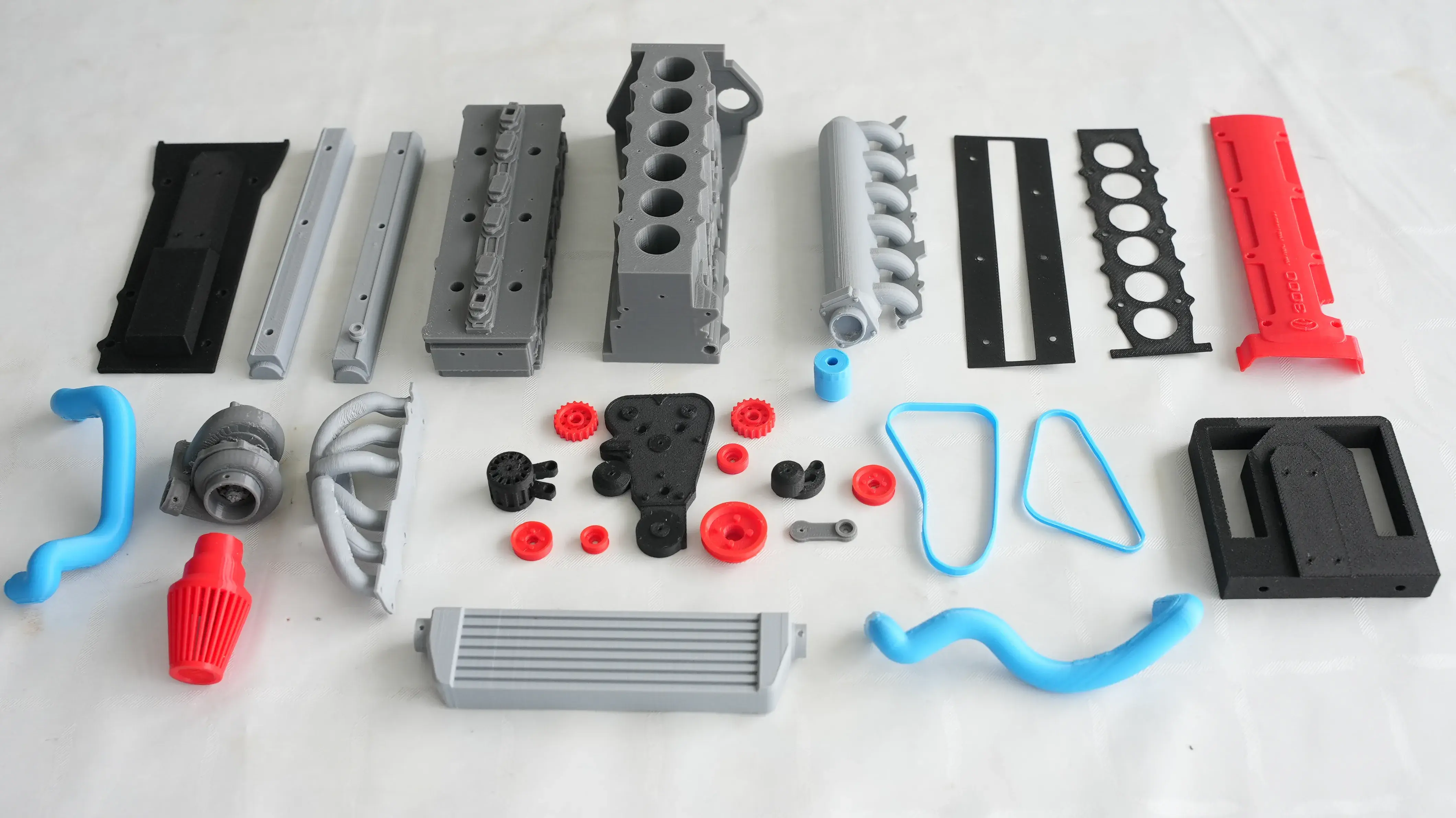 Detailed 2Jz Engine Fully 3d printed