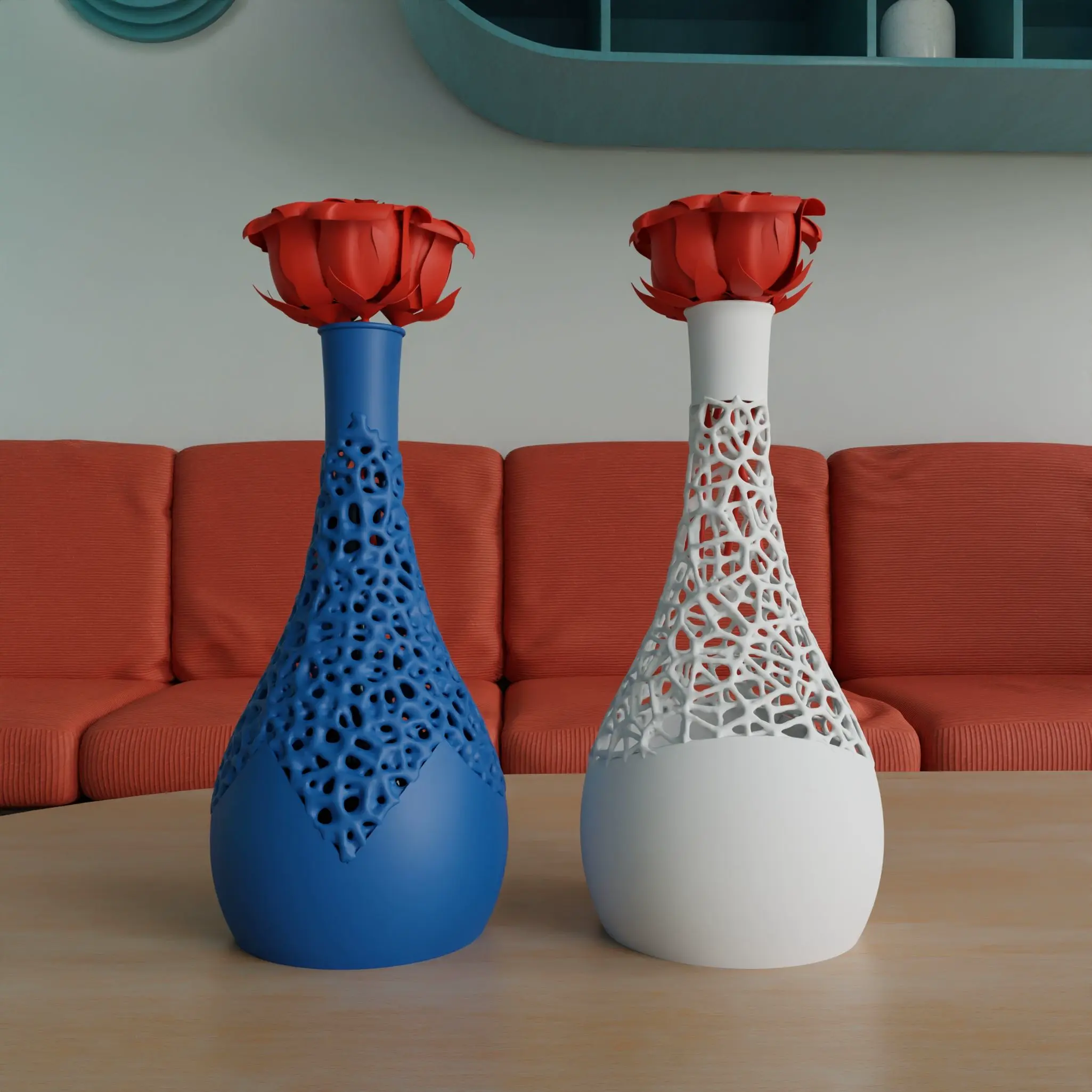 Voronoi Vase Bundle (High resolution) | 3D models download | Creality Cloud