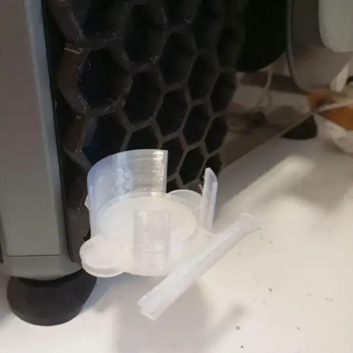 Epoxy tray dispenser for honeycomb wall