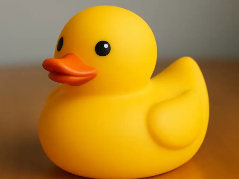 Estatueta de pato