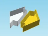 SQUAT BLACK RIGHTWARDS ARROW, nestable box (v1)-2