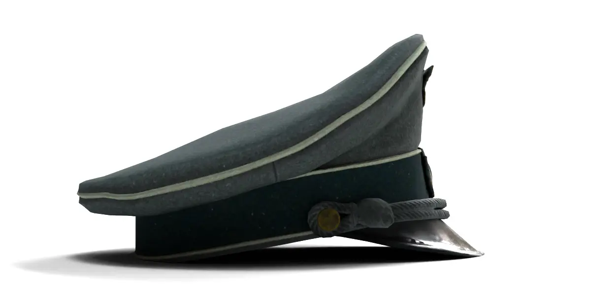 Captain Cap 3D Model High Detail Realistic Game Ready