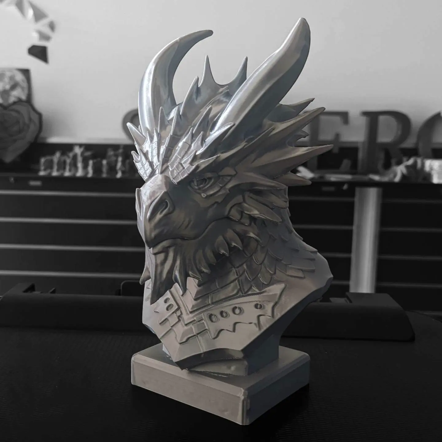 Iron Dragon Bust